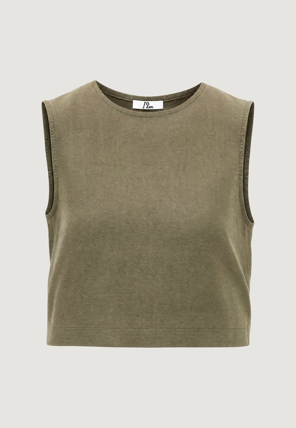 Top I am Top Lino Minimalista