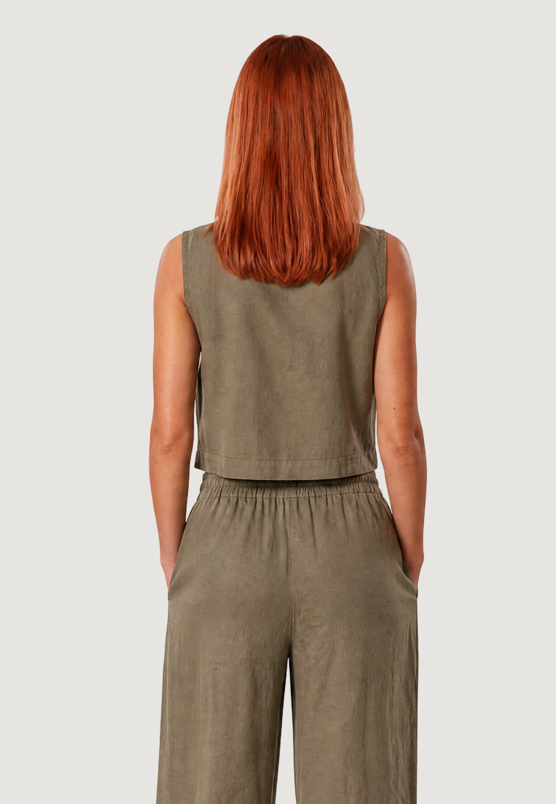 Top I am Top Lino Minimalista