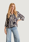 Top Jacqueline de Yong Jdypepper 3/4 V-Neck Collar Top Wvn Dia