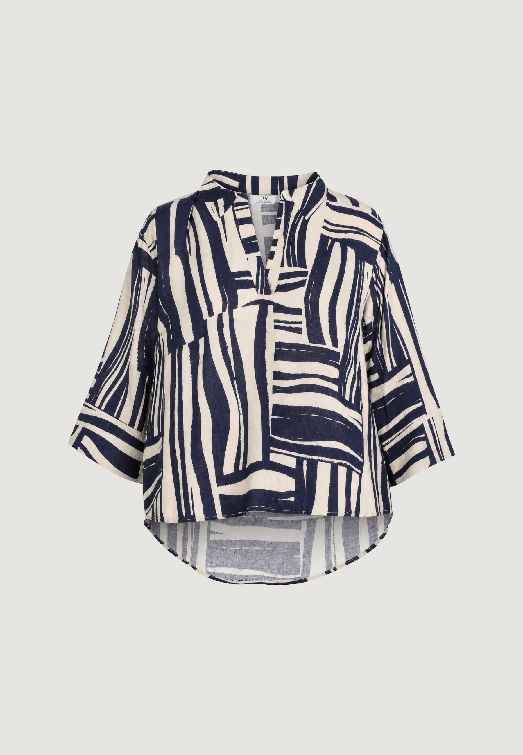 Top Jacqueline de Yong Jdypepper 3/4 V-Neck Collar Top Wvn Dia