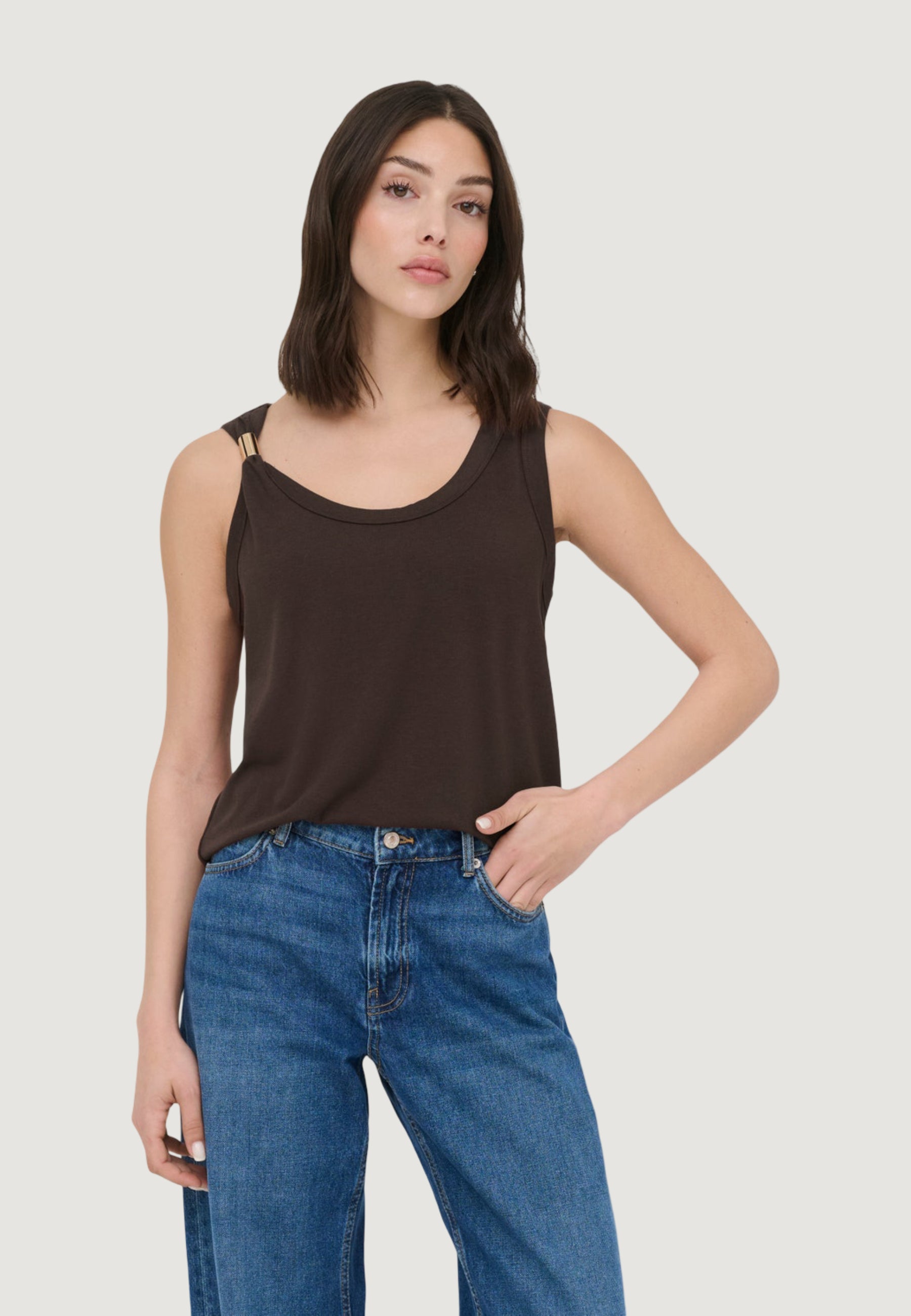 Top Jacqueline de Yong Jdyuffa S/L Jrs Noos