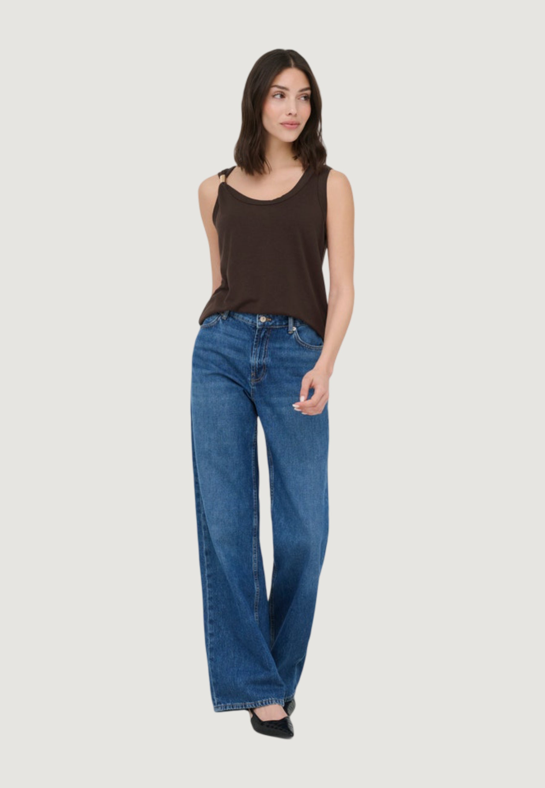 Top Jacqueline de Yong Jdyuffa S/L Jrs Noos