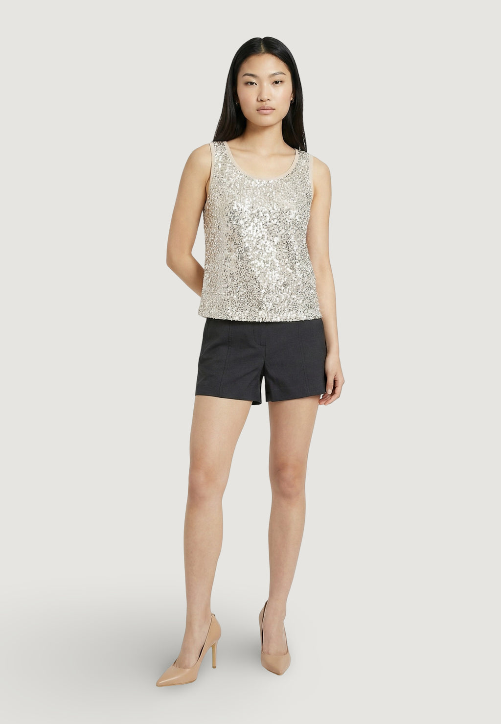 Top Jacqueline de Yong Jdygloria Life S/L Sequins Jrs
