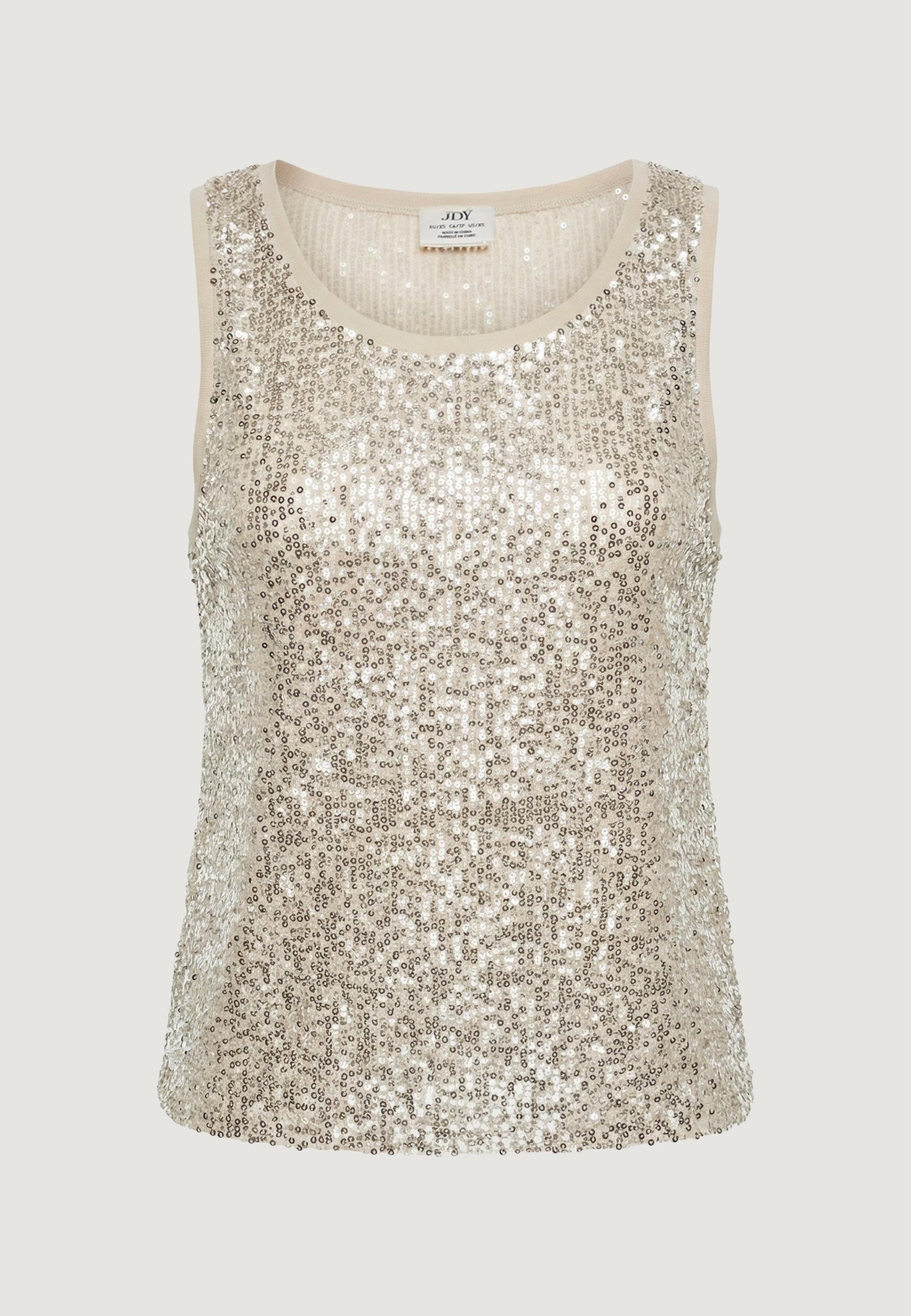 Top Jacqueline de Yong Jdygloria Life S/L Sequins Jrs