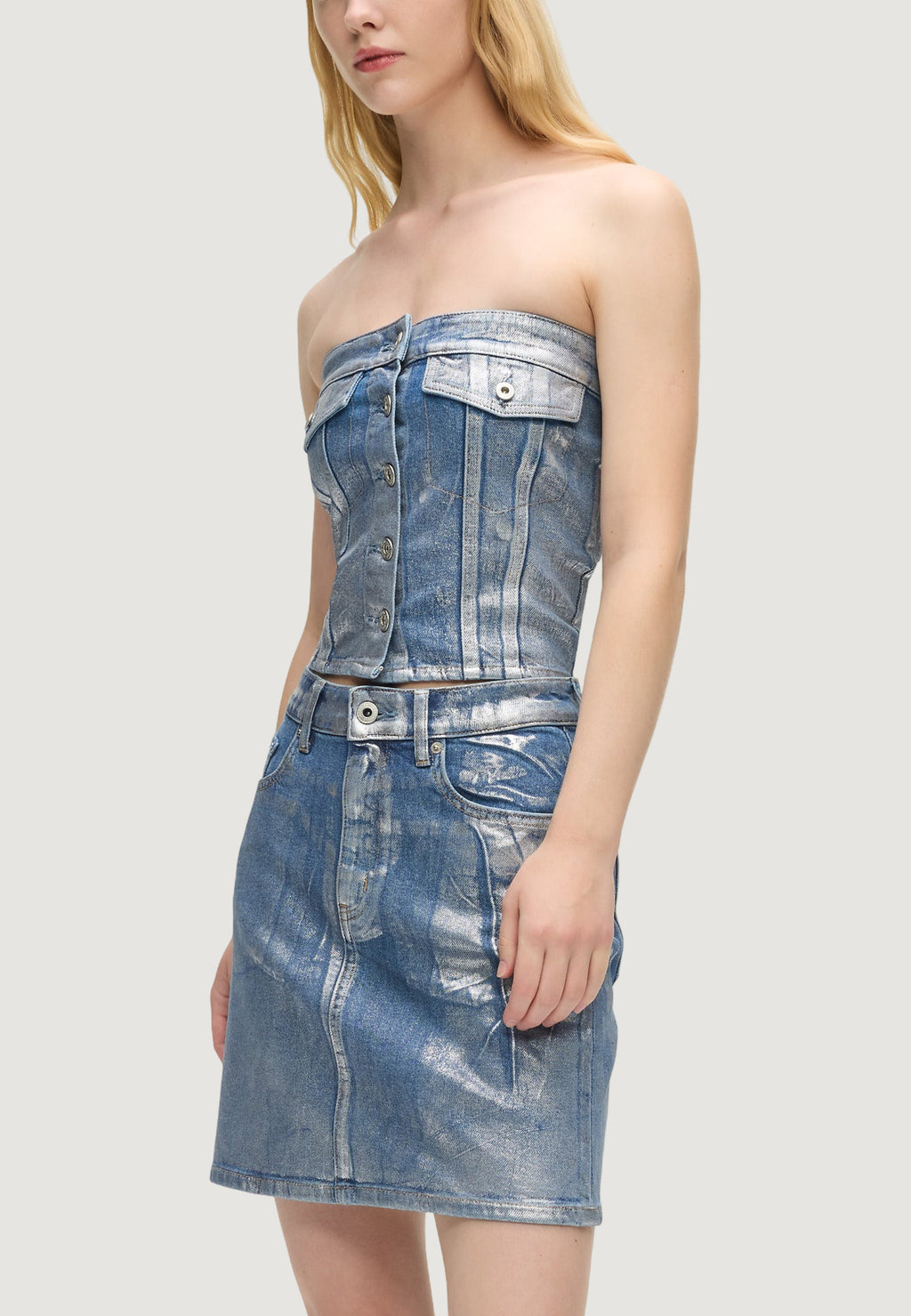 Top Karl Lagerfeld Jeans KLJ Denim Bustier