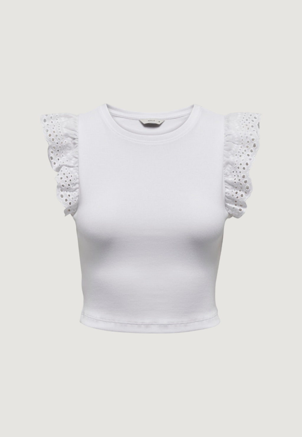 Top Only Onlmathilda S/L Lace Detail Jrs Noos