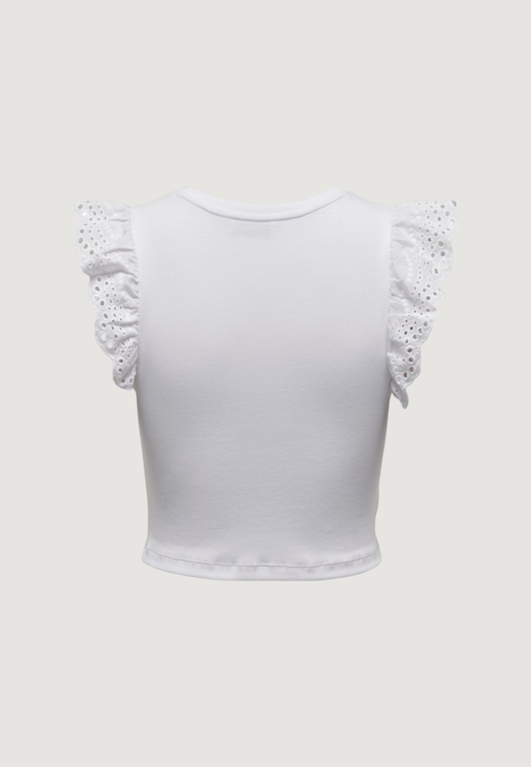 Top Only Onlmathilda S/L Lace Detail Jrs Noos