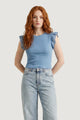 Top Only Onlmathilda S/L Lace Detail Jrs Noos