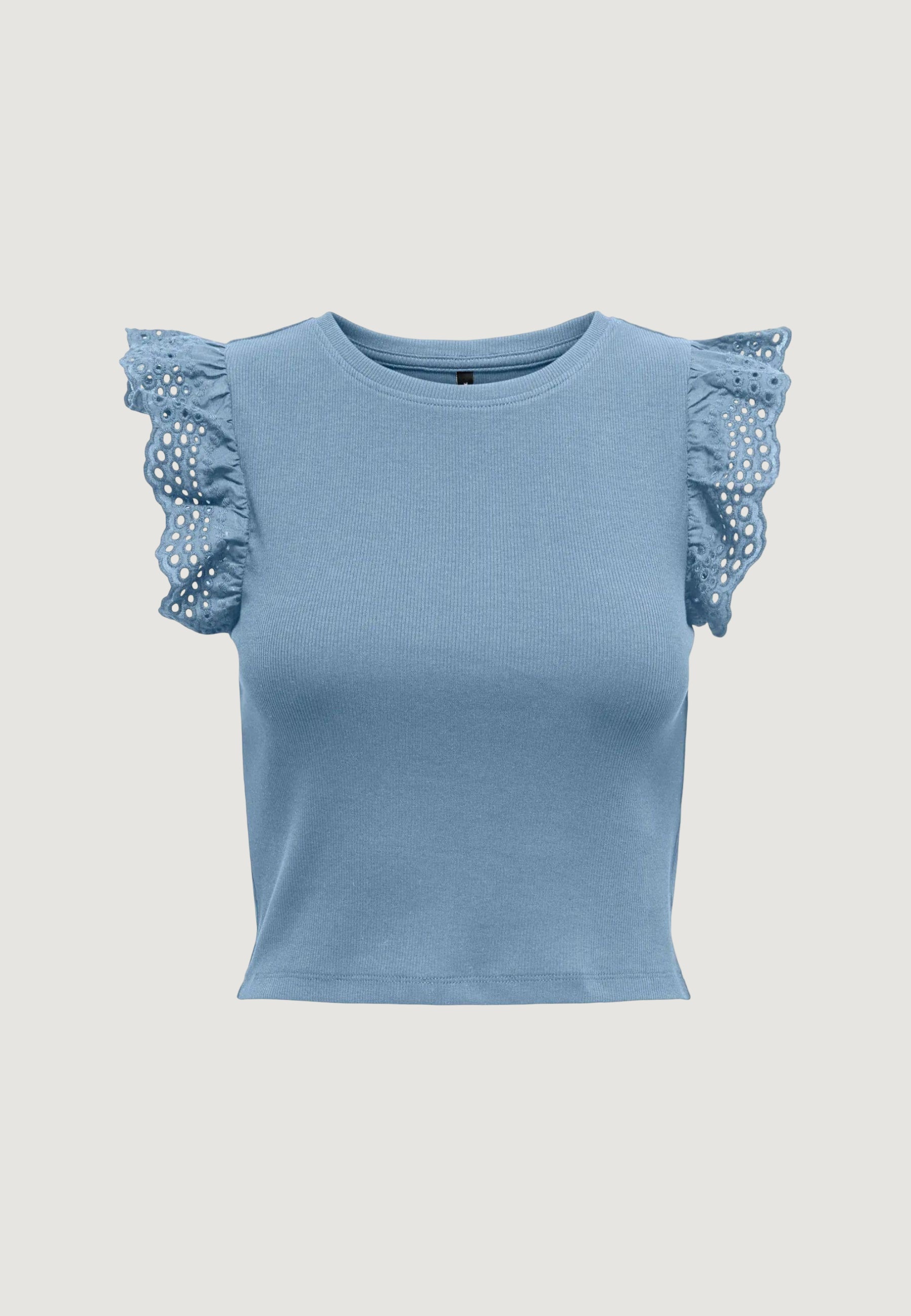 Top Only Onlmathilda S/L Lace Detail Jrs Noos