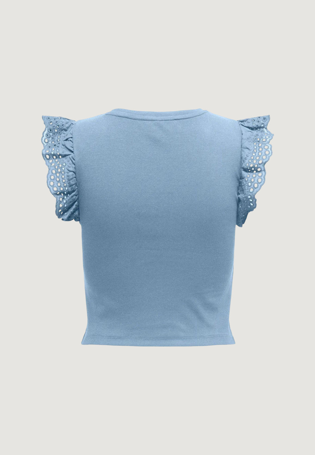 Top Only Onlmathilda S/L Lace Detail Jrs Noos
