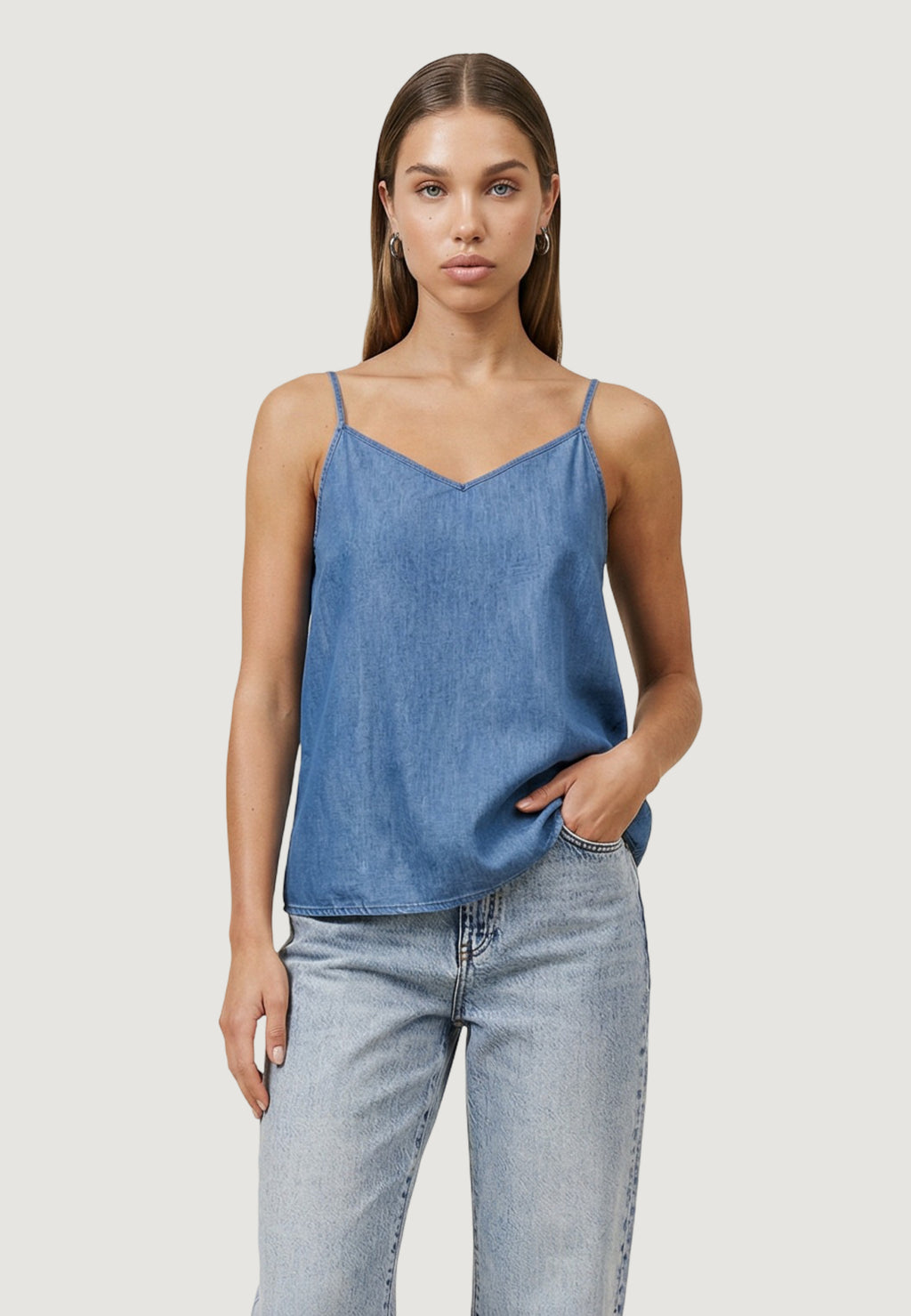 Top Only Onlnova Azure Singlet Wvn