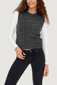 Top Only Onlrenata Life Sl O-Neck Pearl Vest Knt