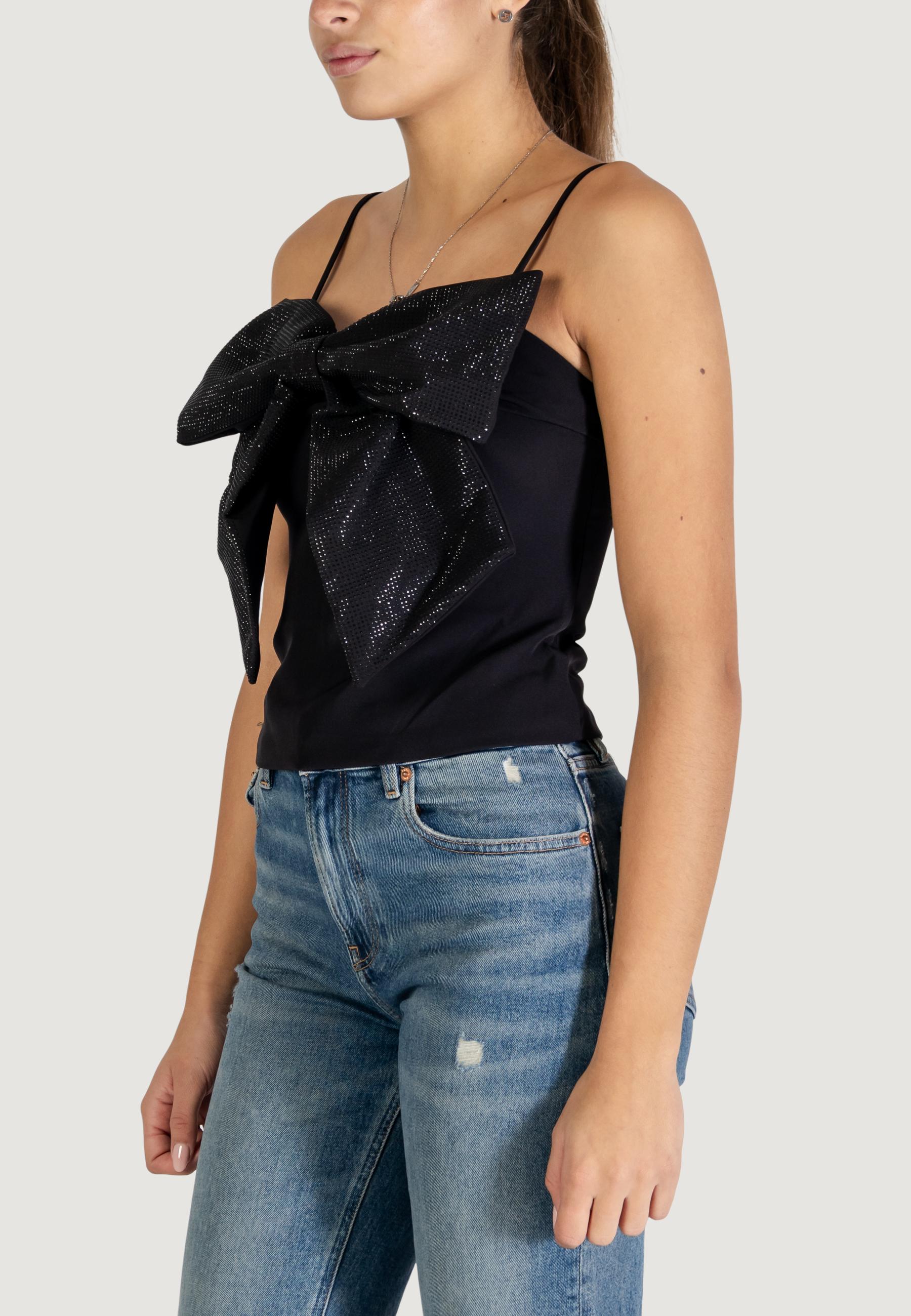 Top Only Onlginie Rhinestone Bow Strap Top Wvn