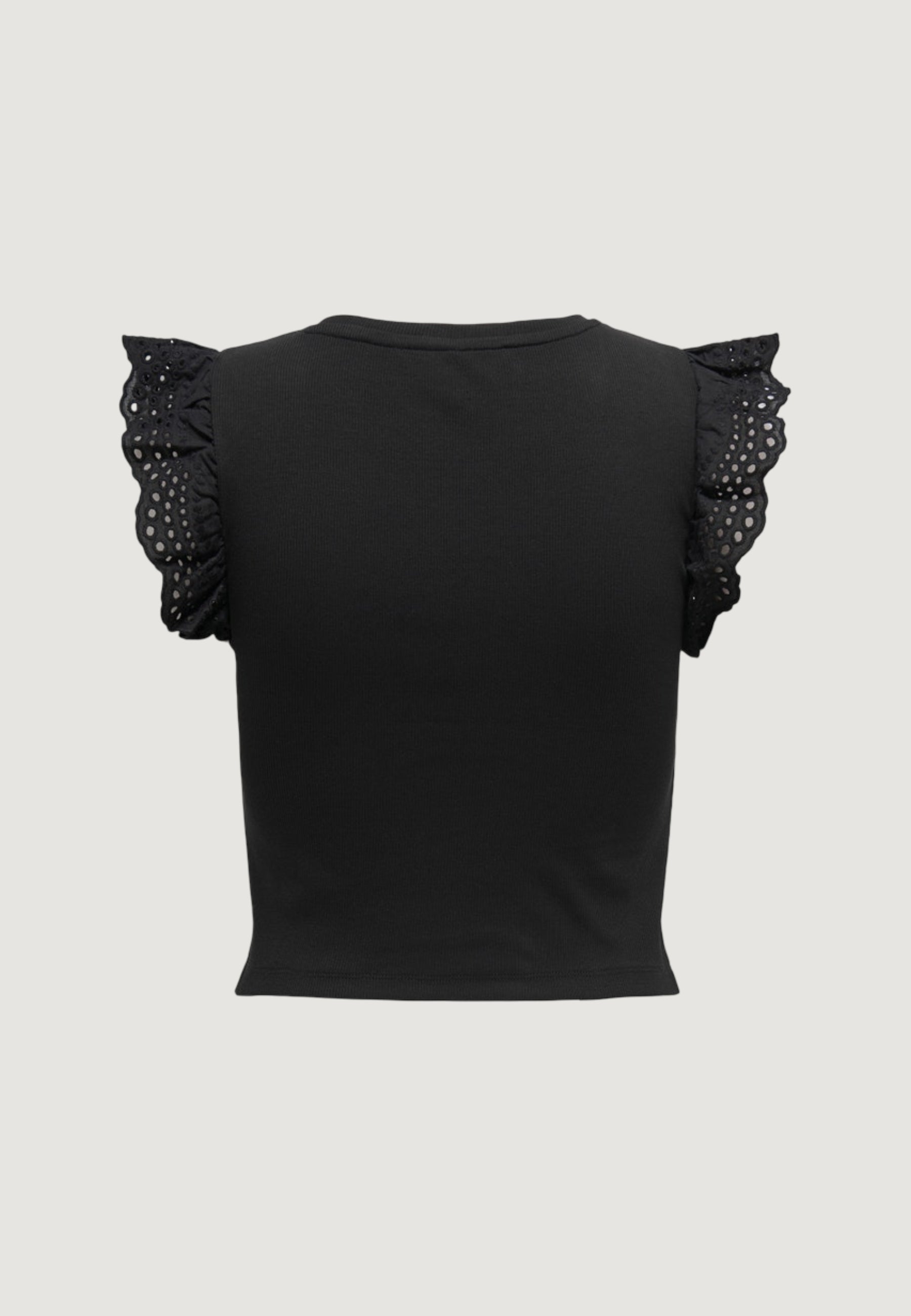 Top Only Onlmathilda S/L Lace Detail Jrs Noos