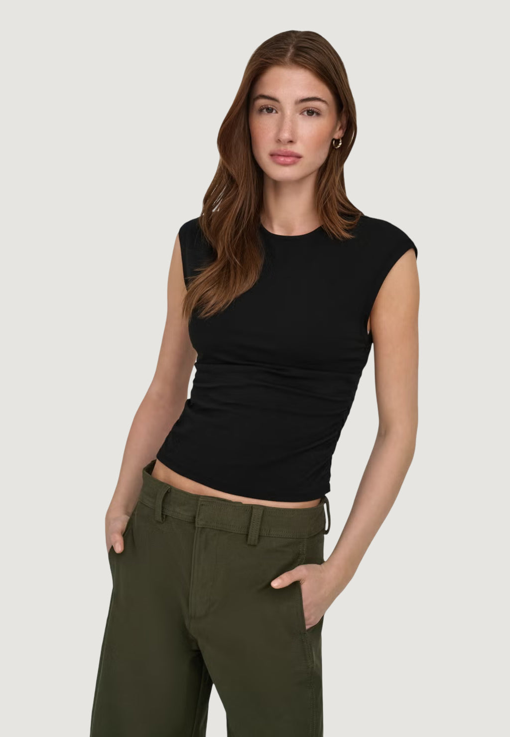Top Only Onlmira Capsl Ruching Jrs Noos