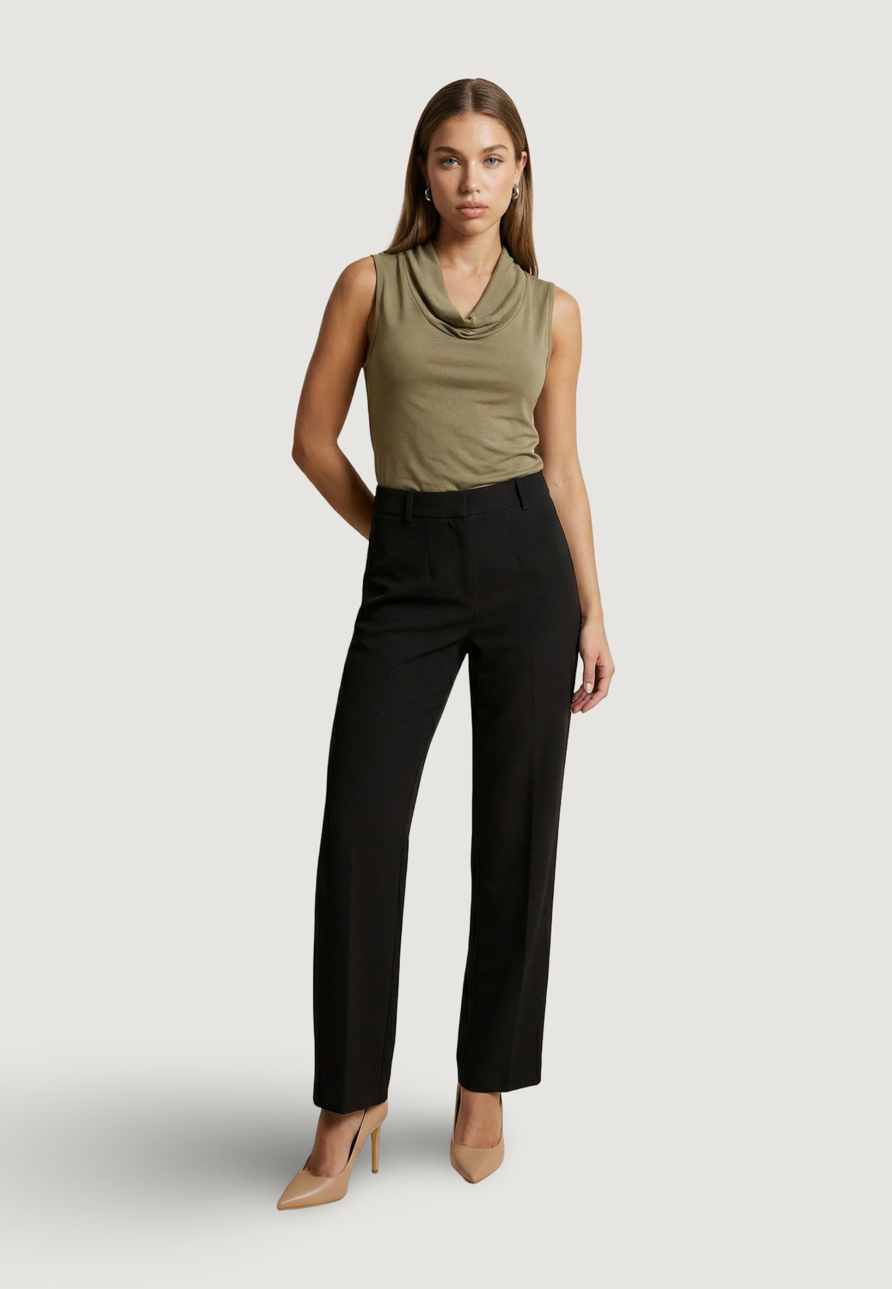 Top Only Onlhannah S/L Waterfall Jrs