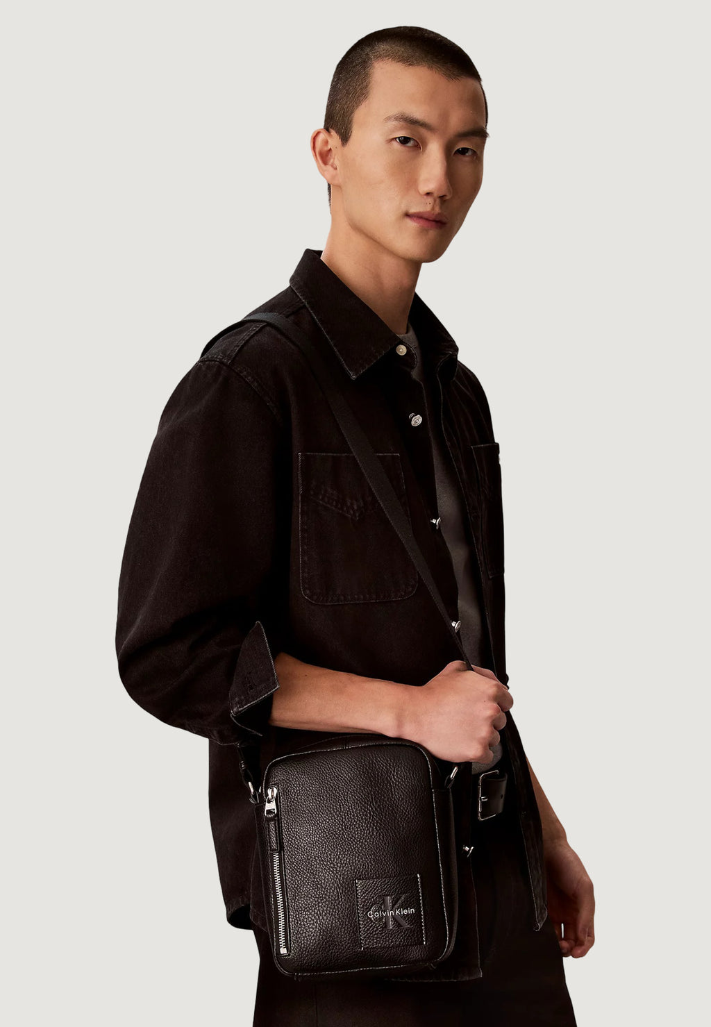 Tracolla Calvin Klein BOLD PEBBLE SIMPLE REPORTER
