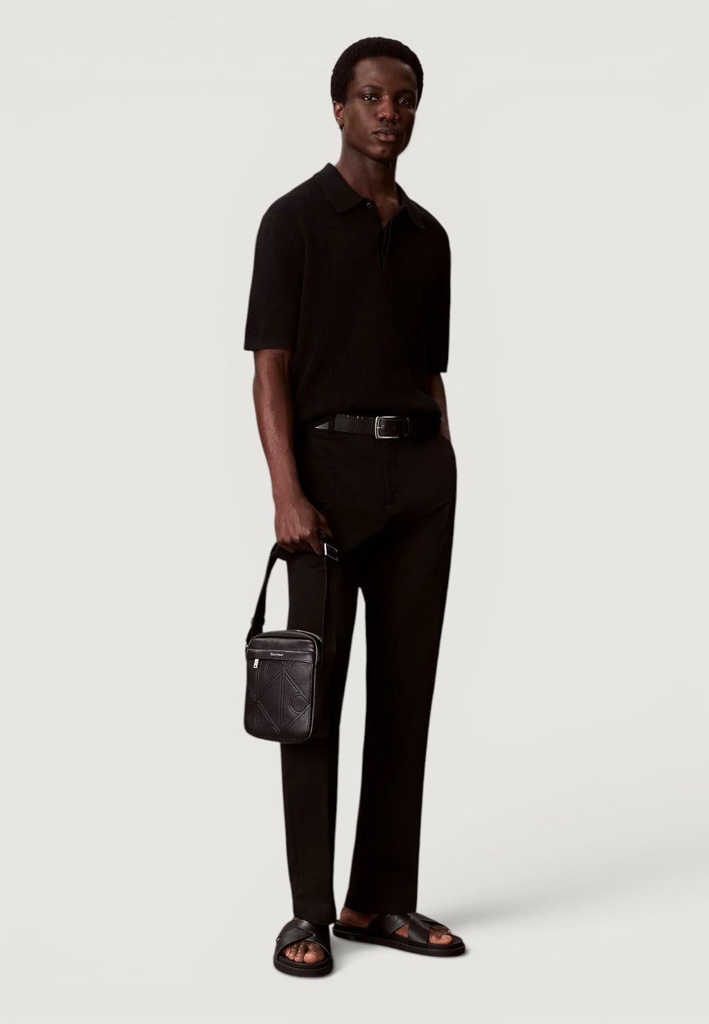 Tracolla Calvin Klein EMBLEM AOP EMBOSS REPORTER
