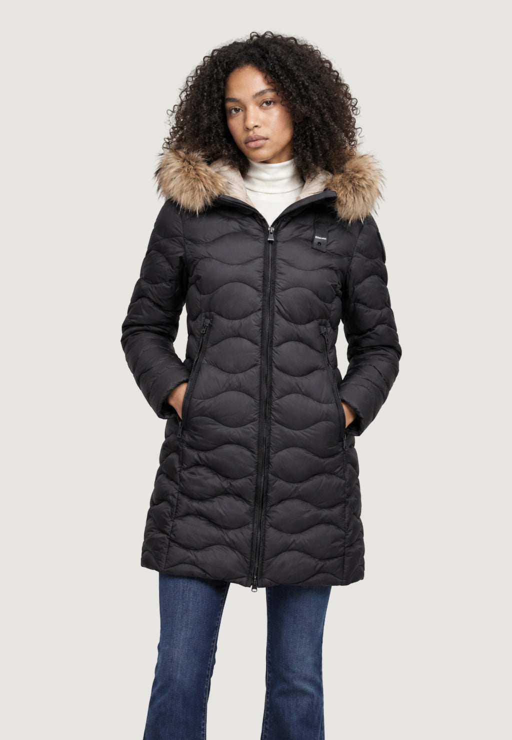 Down jacket Blauer. LYNEL