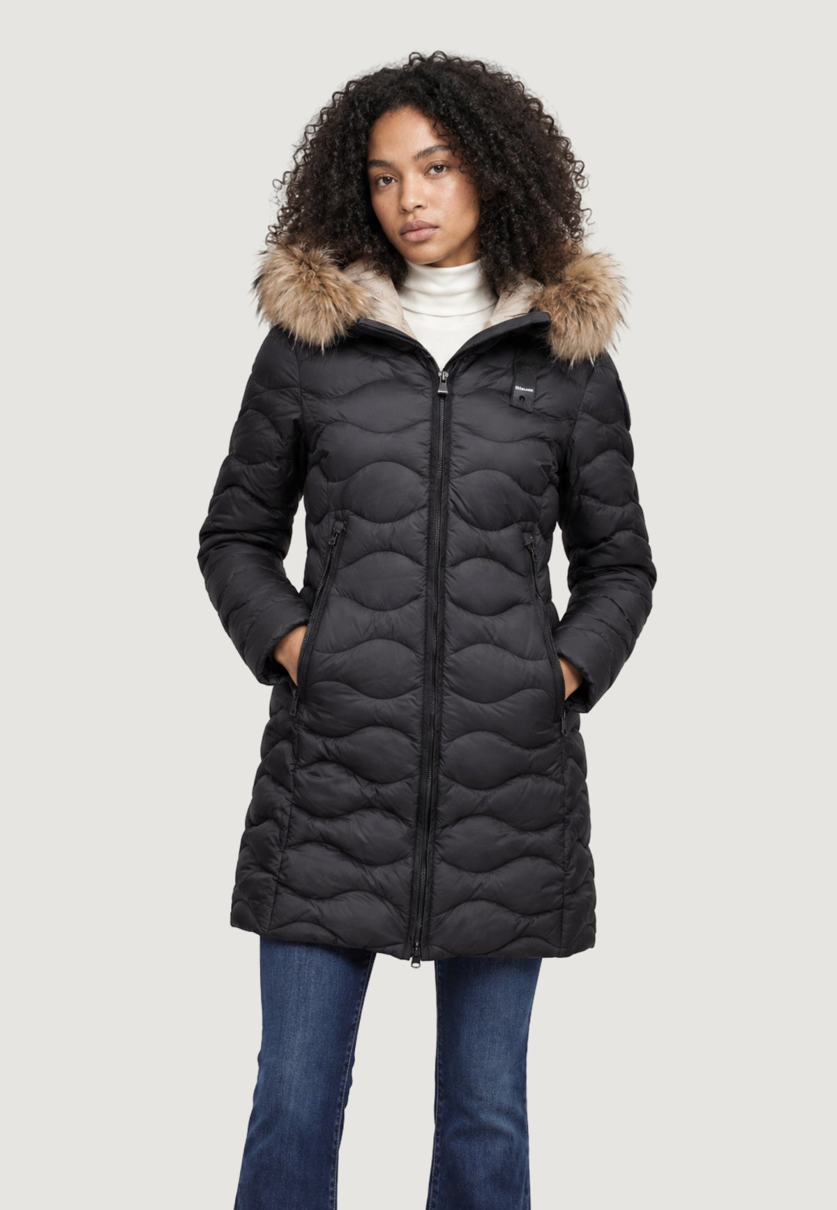 Down jacket Blauer. LYNEL