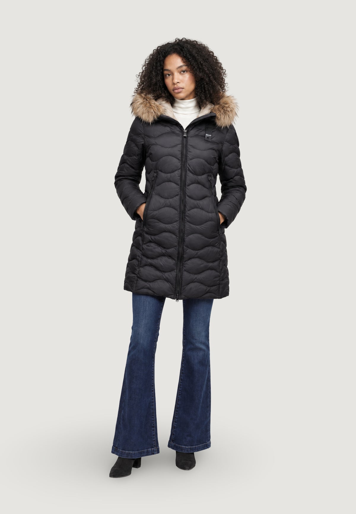 Down jacket Blauer. LYNEL