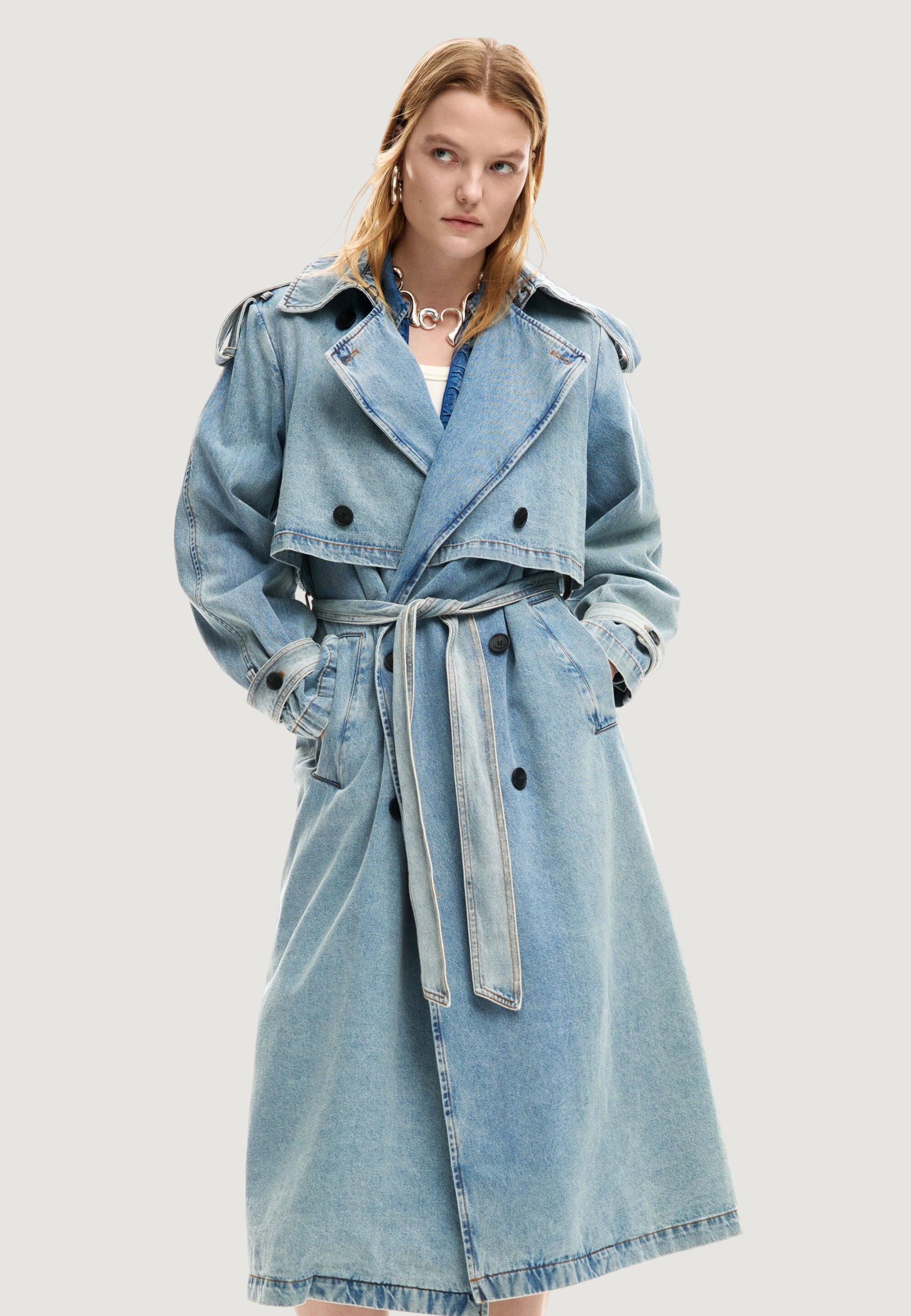 Trenchcoat Desigual CHAQ_VIO