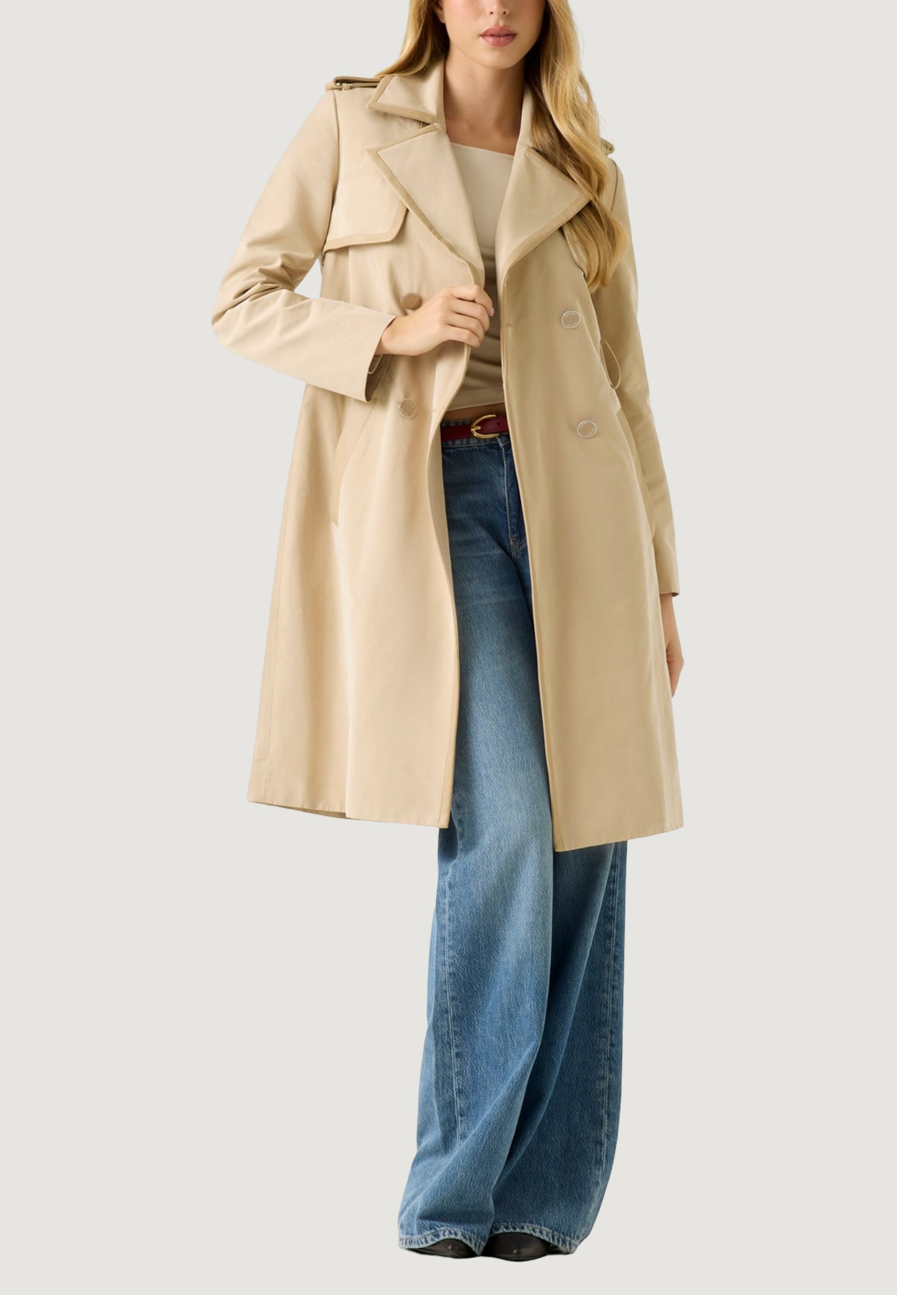 Trench Guess JENNY PU DETAILS