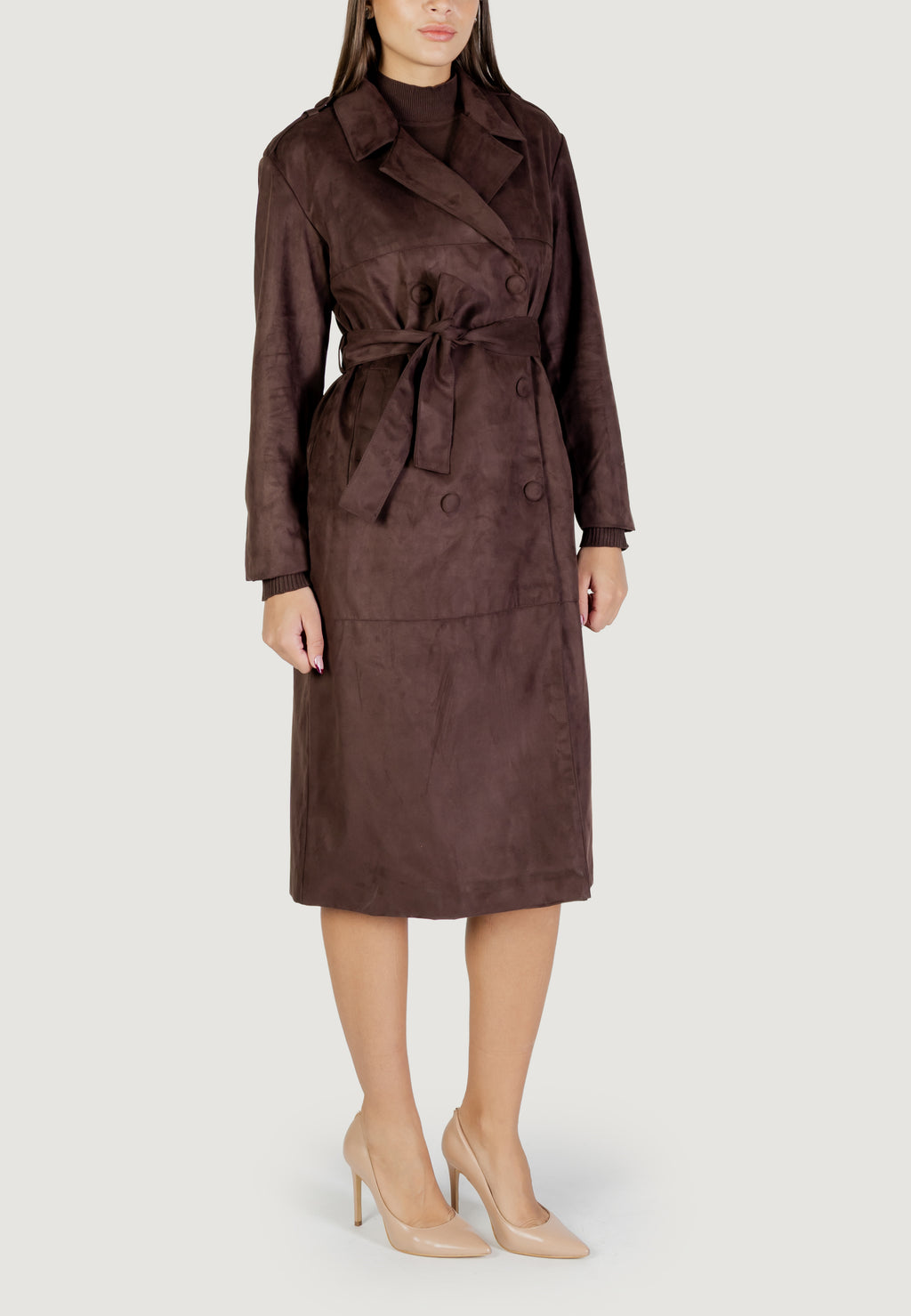 Trenchcoat Only Onlbine Life Faux Suede Trenchcoat Otw