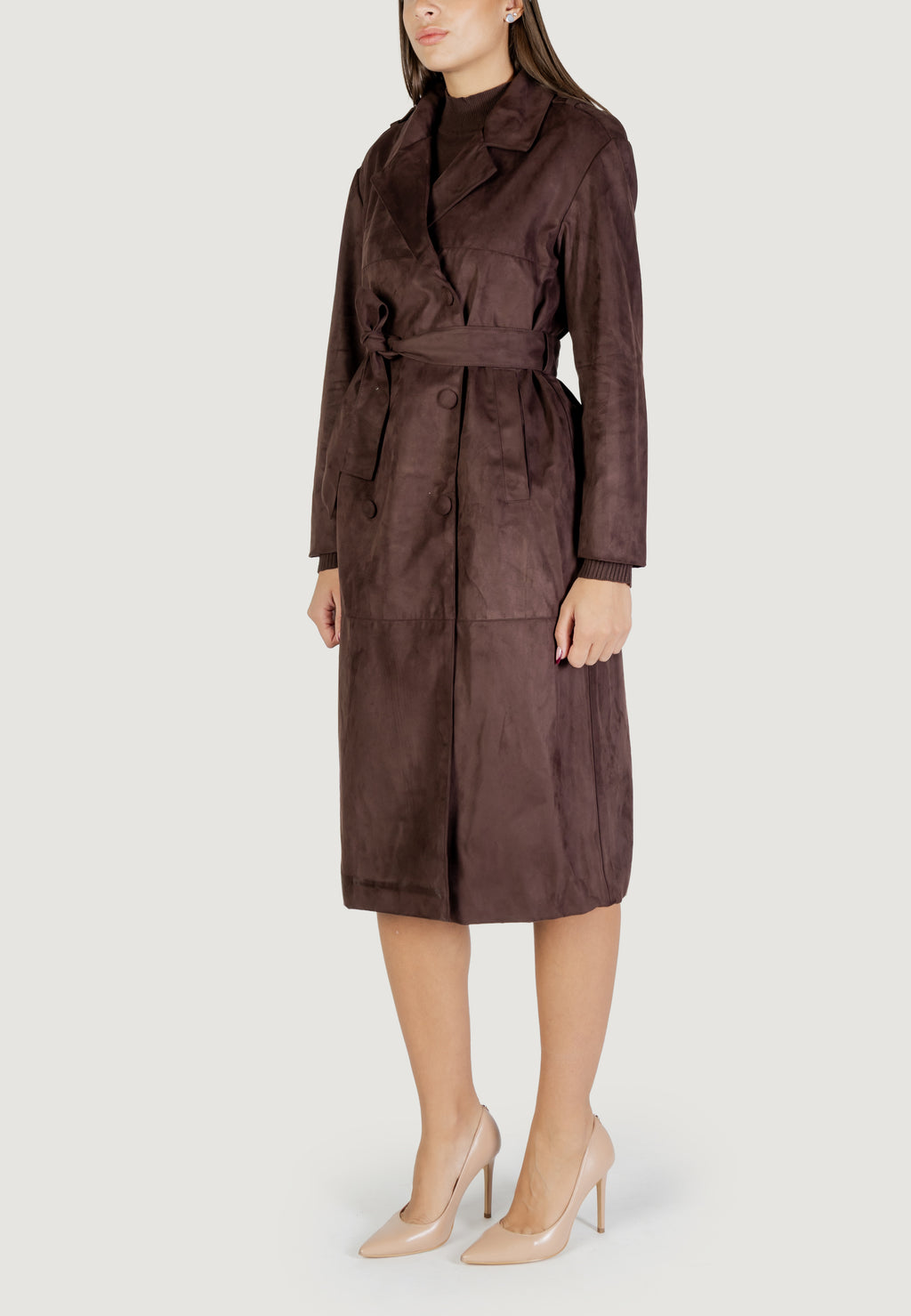 Trenchcoat Only Onlbine Life Faux Suede Trenchcoat Otw