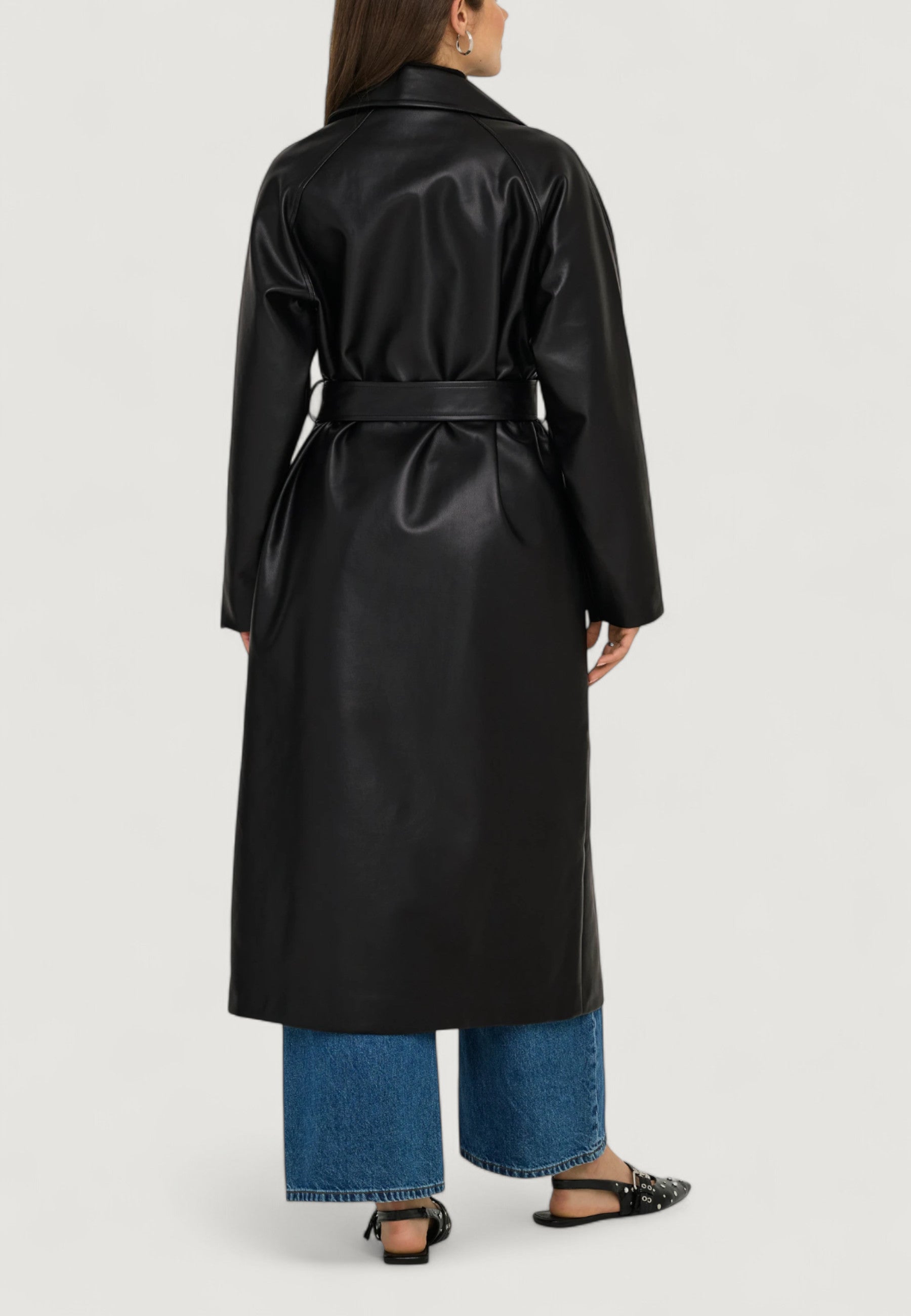 Trench Only ONLBINA FAUX LEATHER TRENCHCOAT CC OTW