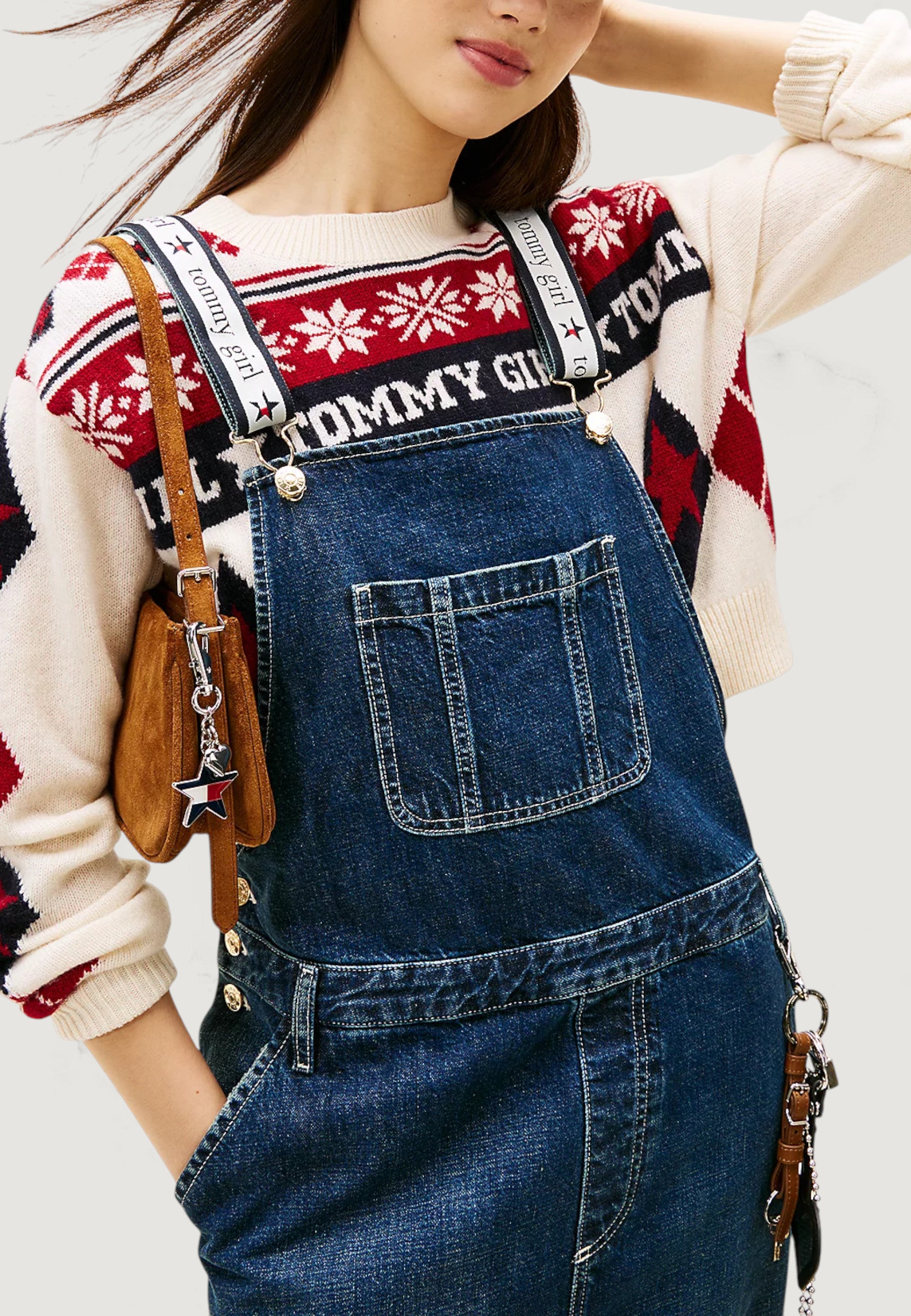 Salopette pantaloni Tommy Hilfiger Jeans DN0DN00096