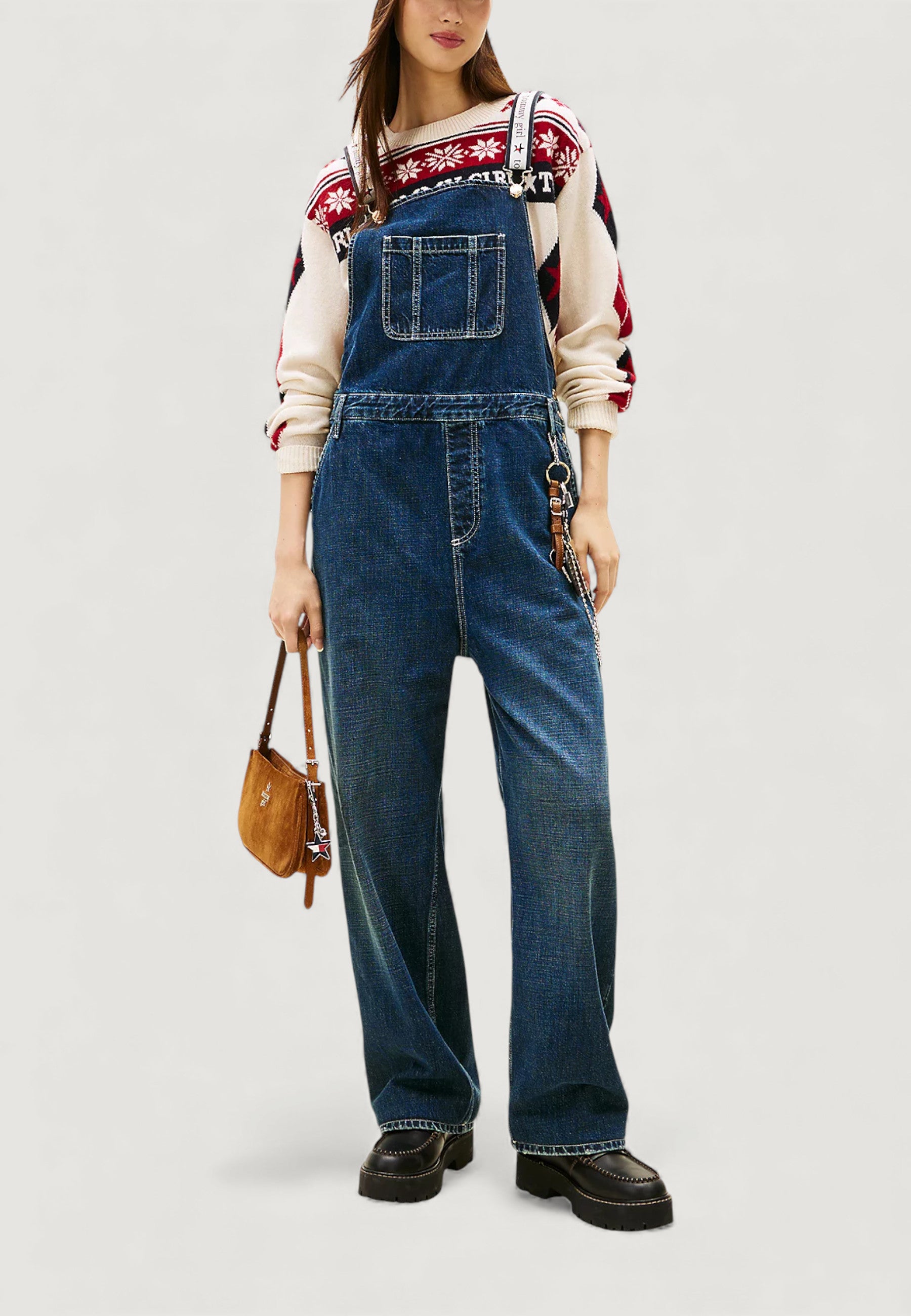 Salopette pantaloni Tommy Hilfiger Jeans DN0DN00096