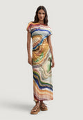 Long dress Desigual VEST_ZAGREB