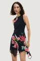 Short dress Desigual VEST_NALA_ASIMETRICO