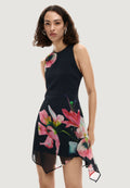 Short dress Desigual VEST_NALA_ASIMETRICO