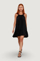 Vestito corto I am Abito Svasato crinkle Marrone