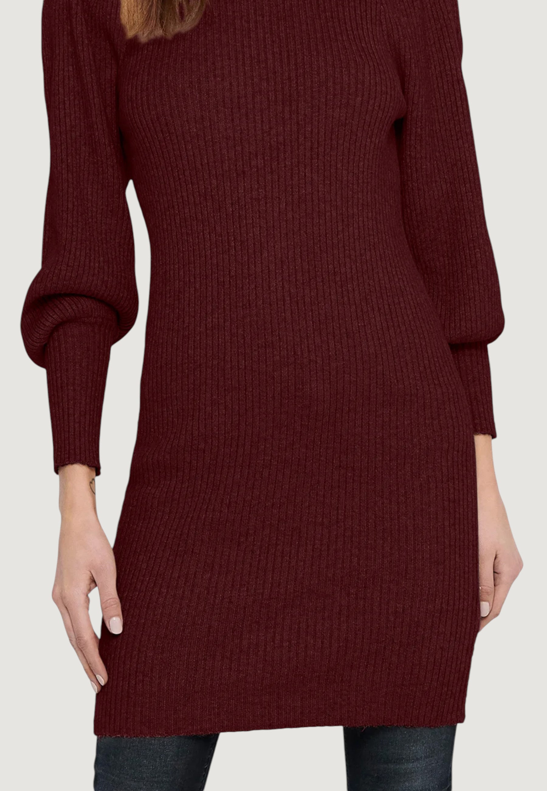 Vestito corto Only ONLKATIA L/S CC KNT