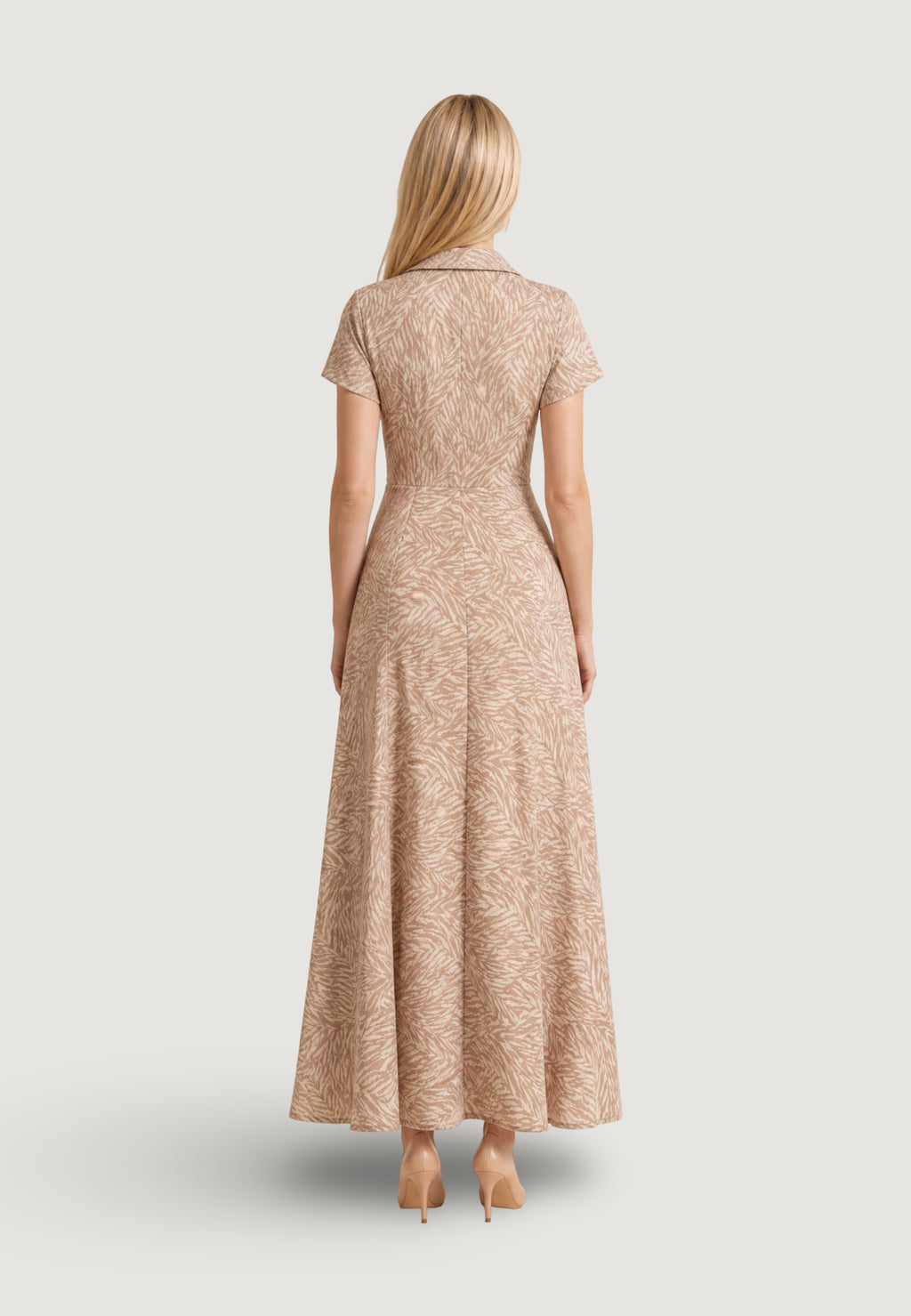 Long dress Ayfee ABITO CHEMISIER LUNGO CON CINTURA