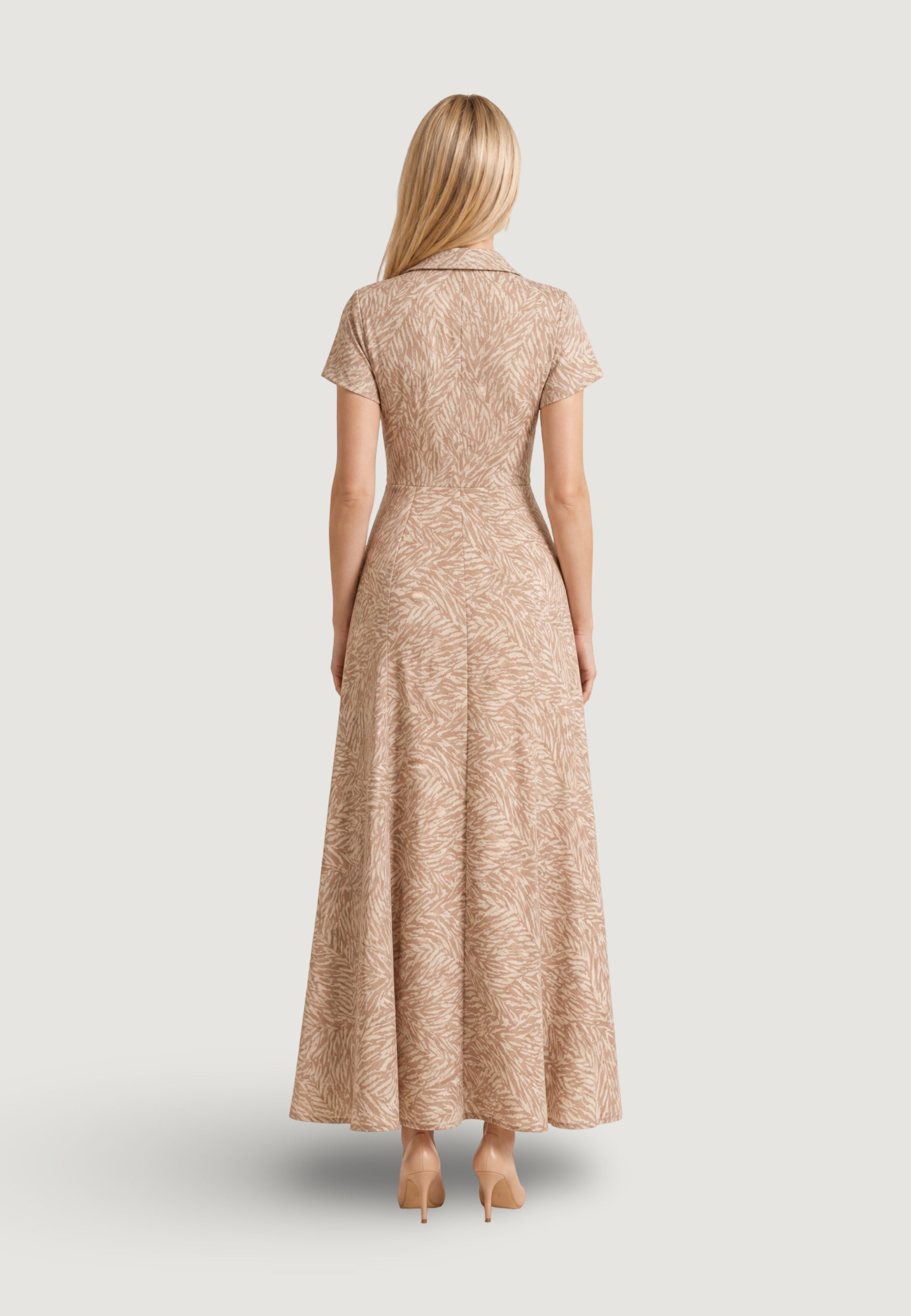 Long dress Ayfee ABITO CHEMISIER LUNGO CON CINTURA