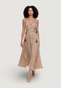 Vestito lungo Ayfee ABITO SCOLLO MARYLIN CON TASSEL