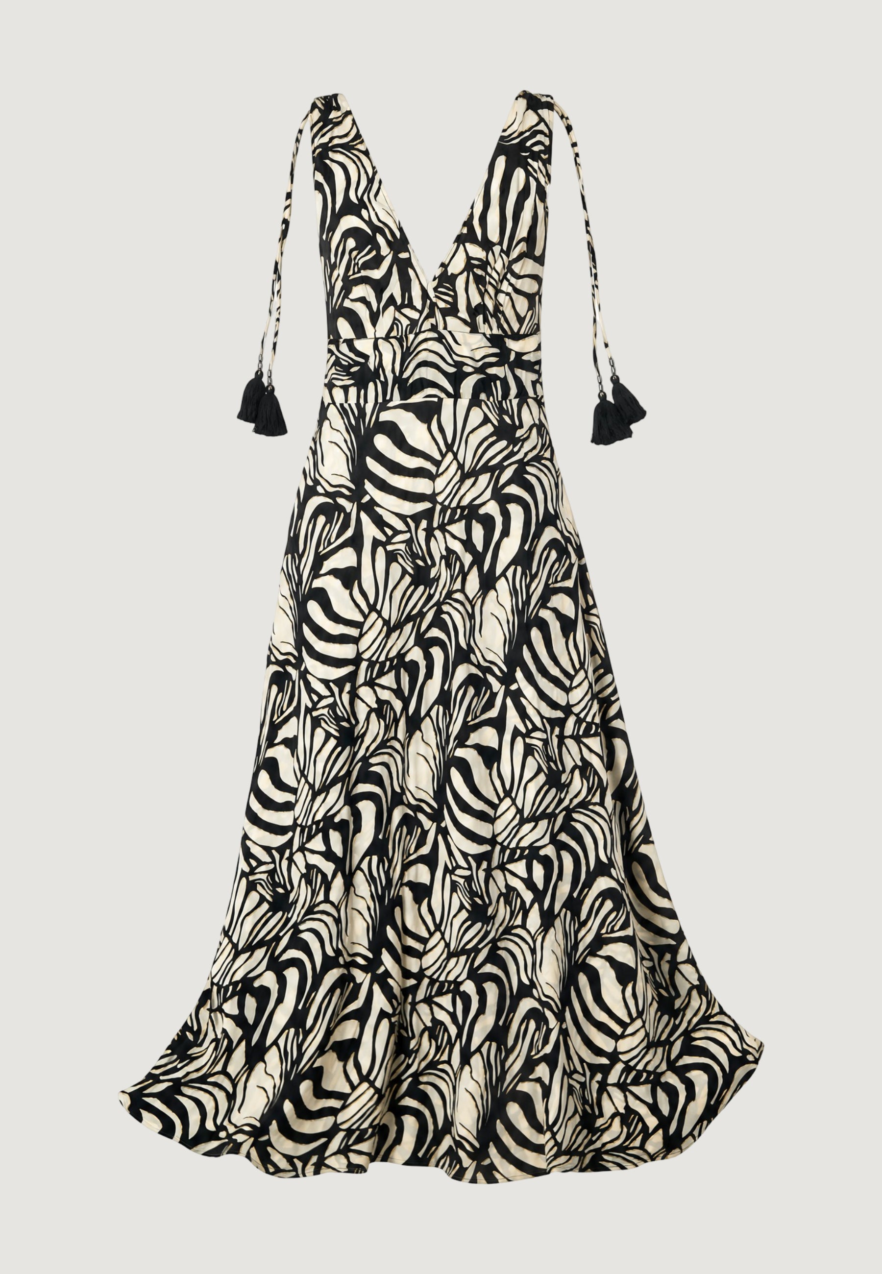 Vestito lungo Ayfee ABITO SCOLLO MARYLIN CON TASSEL
