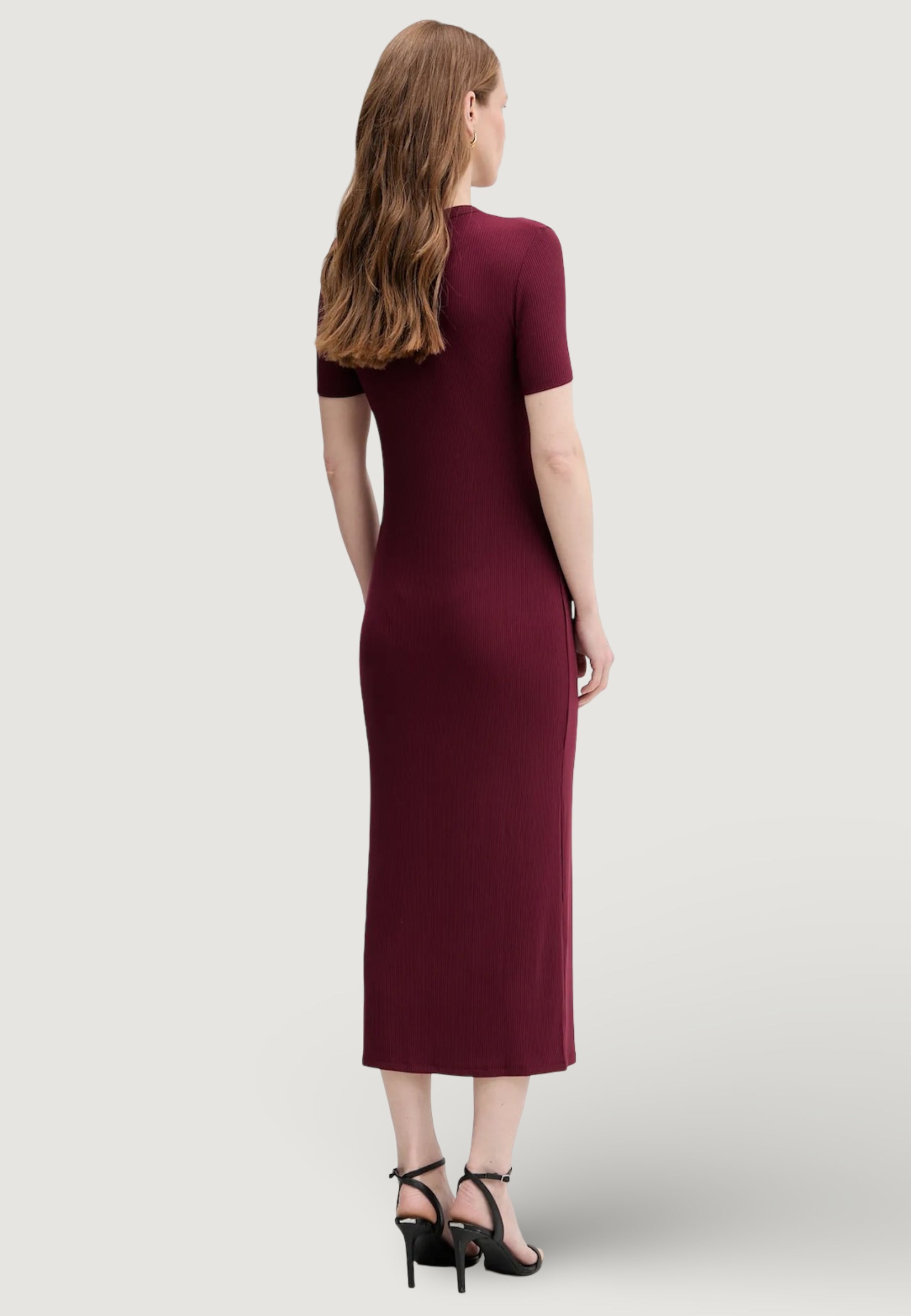 Long dress Calvin Klein Jeans A - MODAL RIB SS DRE