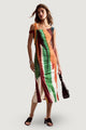 Long dress Desigual VEST_PAINT_LACROIX