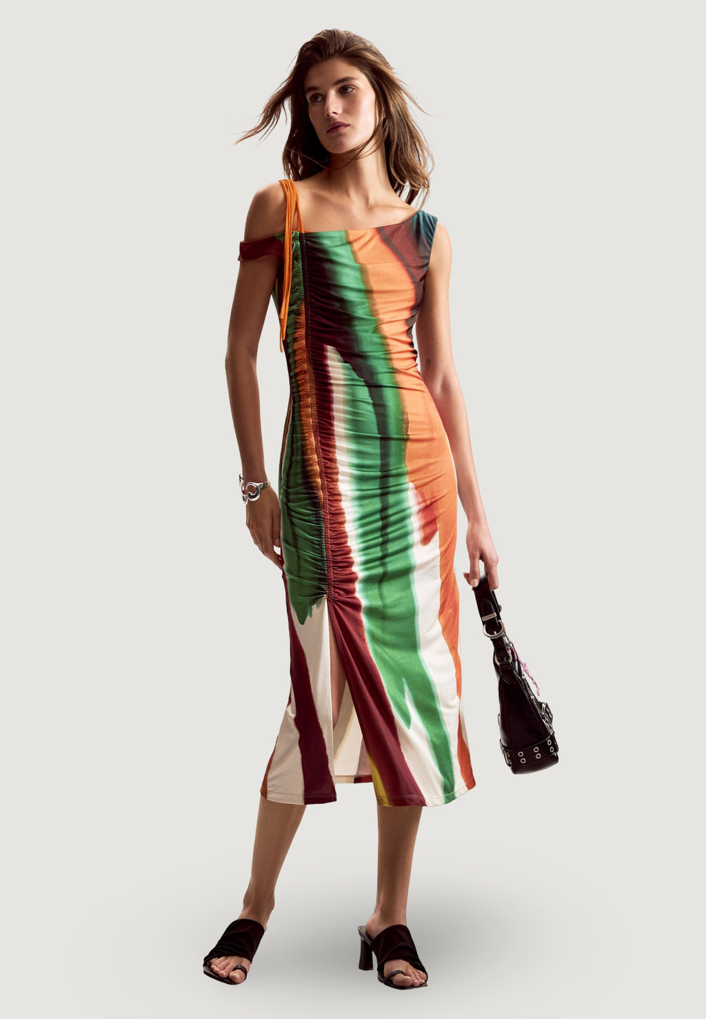 Long dress Desigual VEST_PAINT_LACROIX