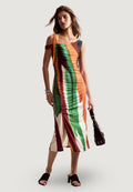 Long dress Desigual VEST_PAINT_LACROIX