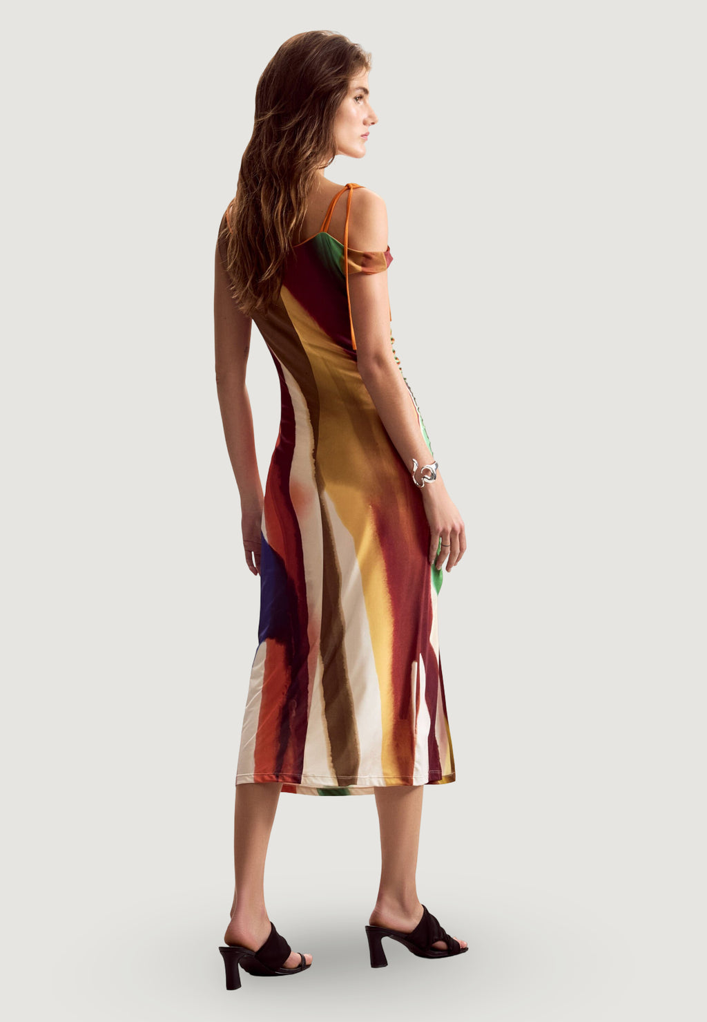 Long dress Desigual VEST_PAINT_LACROIX