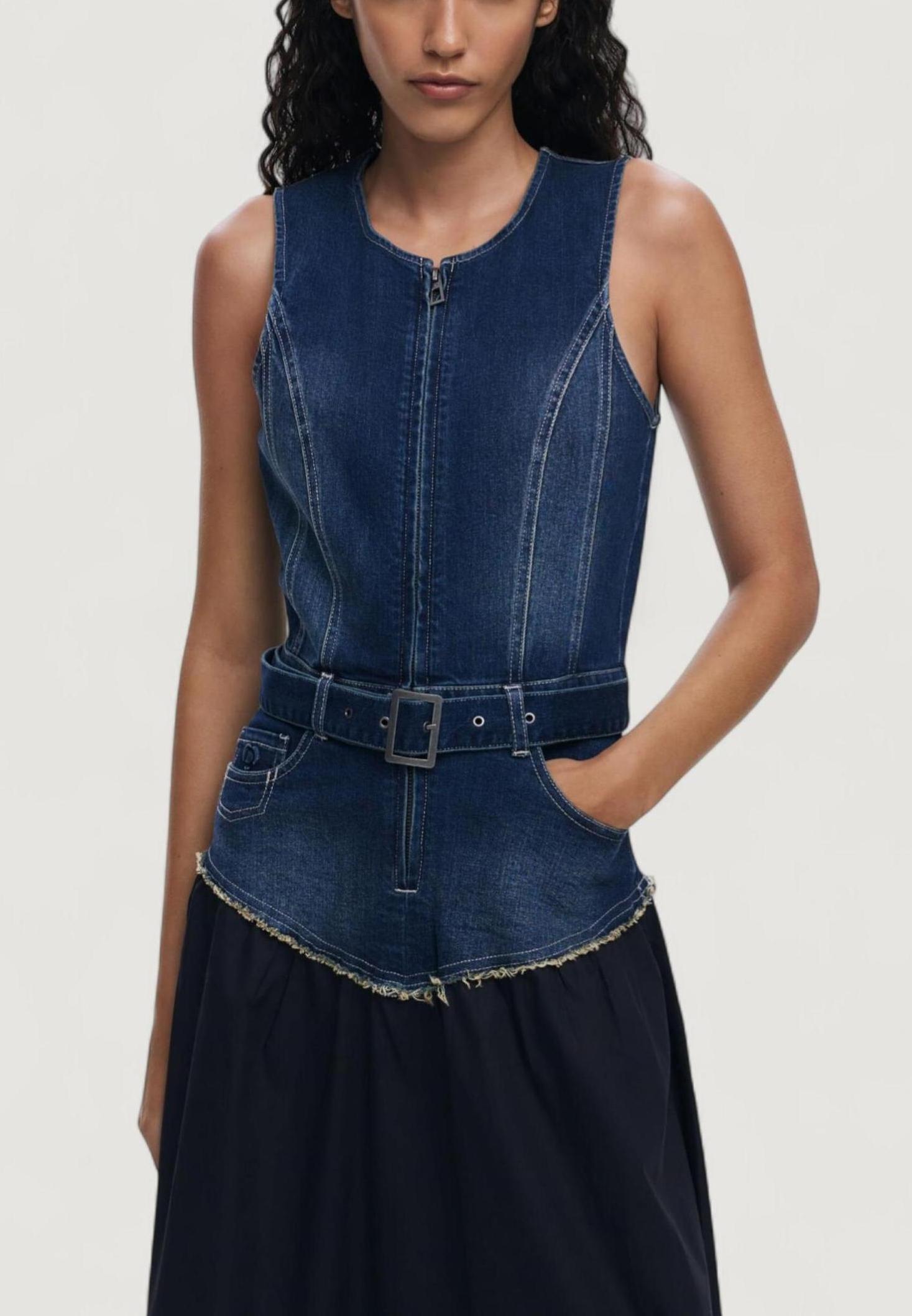 Vestito lungo Desigual VEST_POPLIN