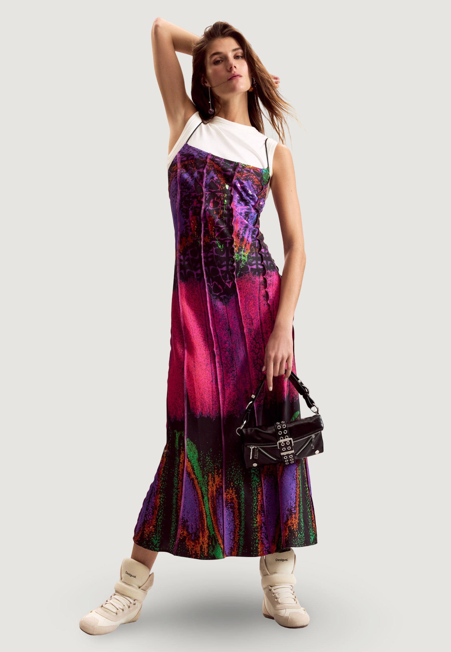 Long dress Desigual VEST_ALAS_LACROIX