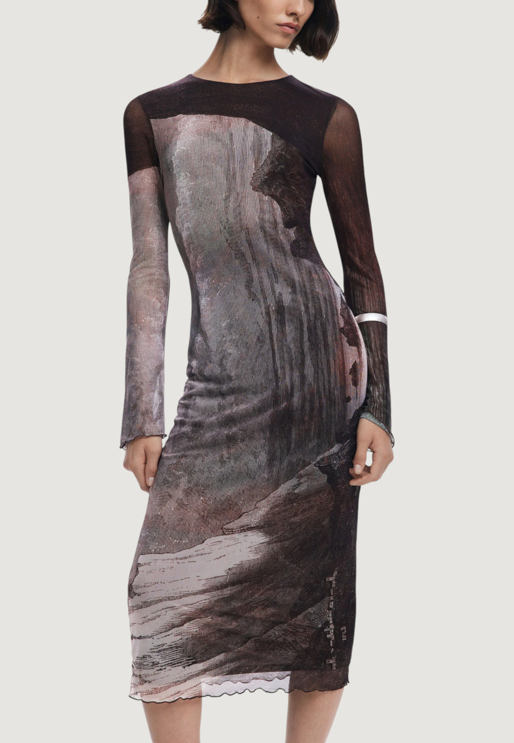 Vestito lungo Desigual VEST_ABYSS_LACROI