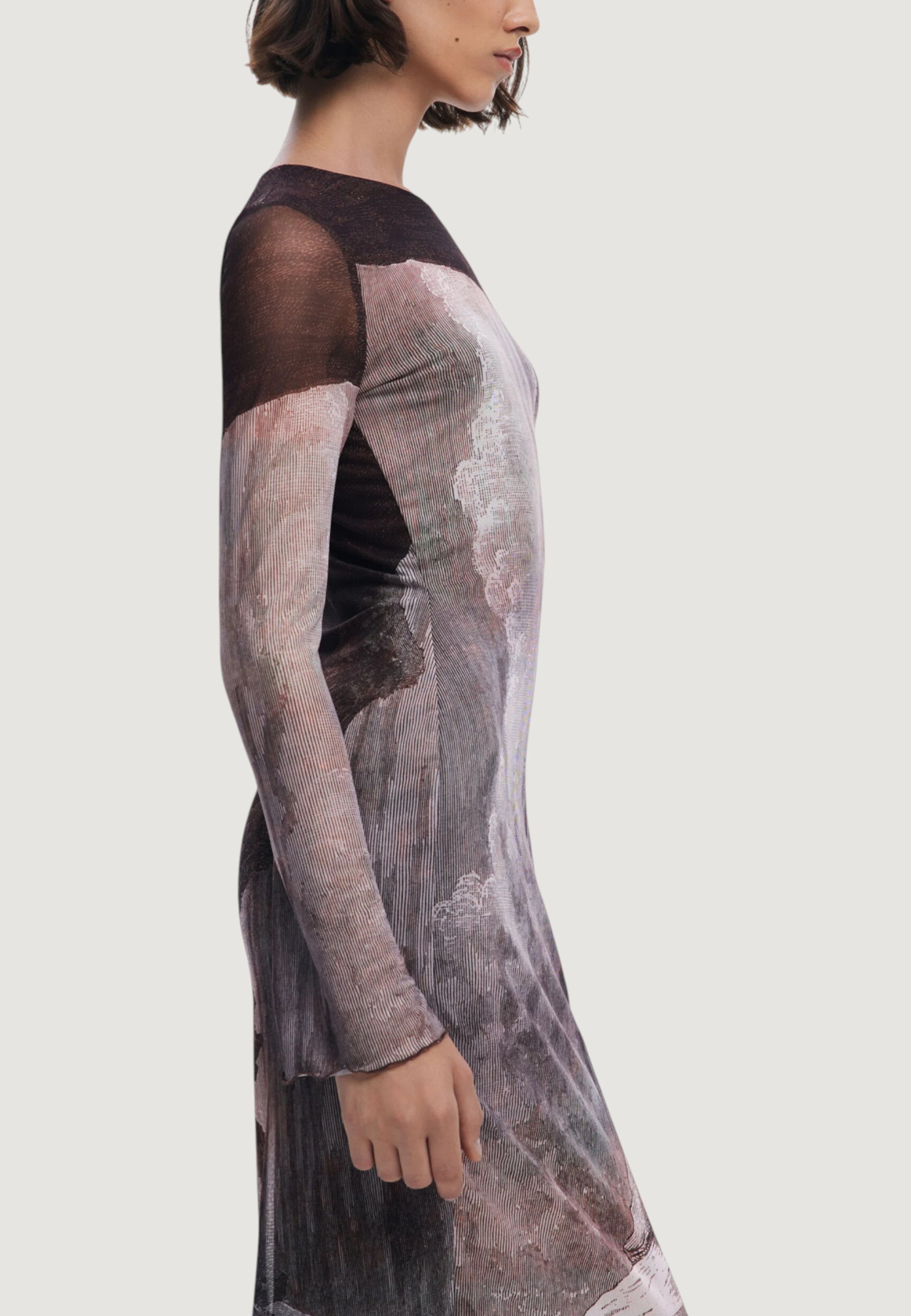 Vestito lungo Desigual VEST_ABYSS_LACROI
